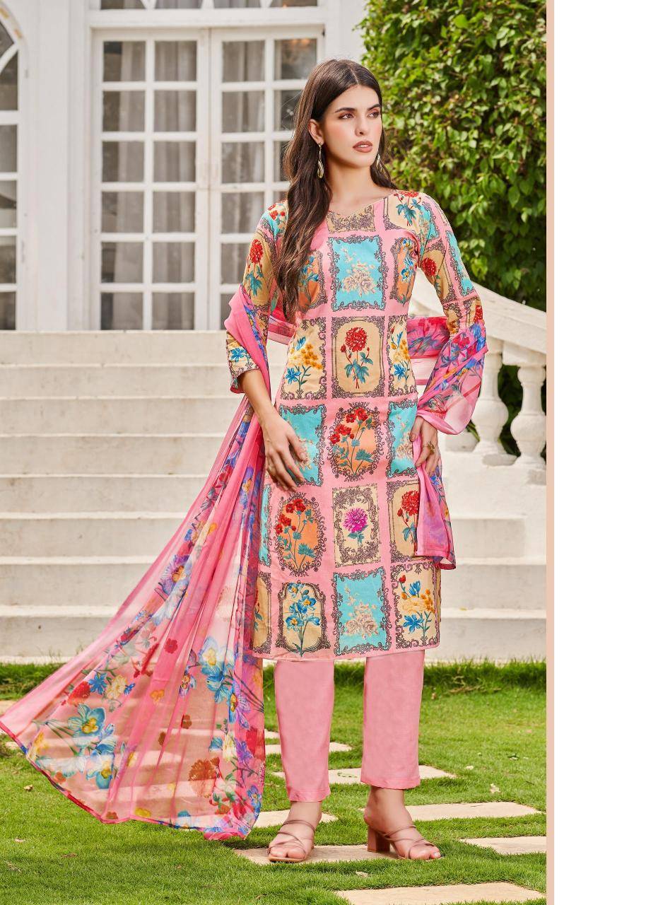 Alok suit ocean Wholesale dress material suppliers